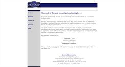 Desktop Screenshot of bernardinvestigations.com